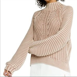 Free People Sweetheart Sweater Beige M
